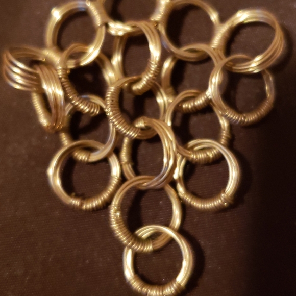 Kate Spade dangling ring chain earrings - Picture 3 of 4